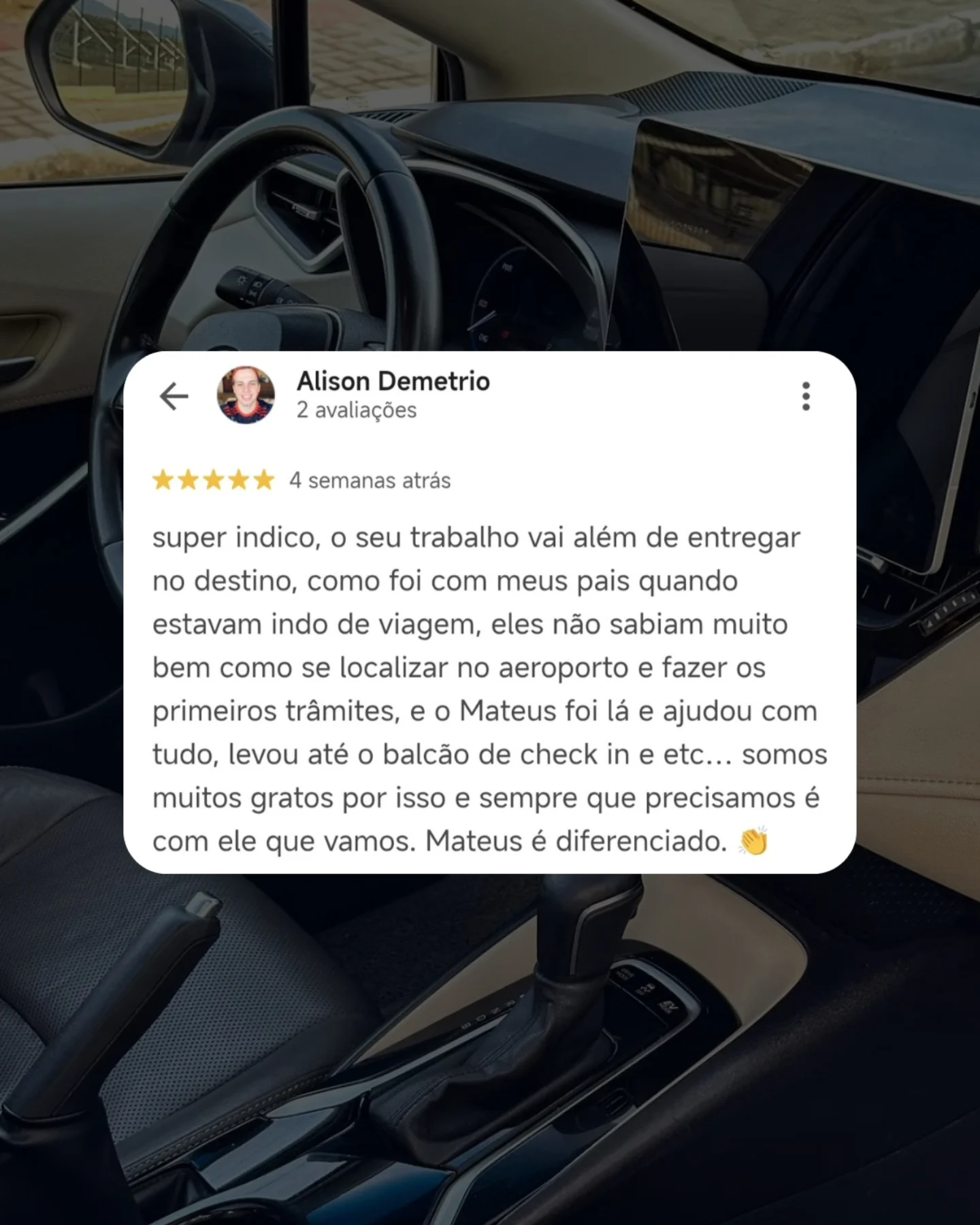 Foto de perfil pública de Alison Demetrio no Google